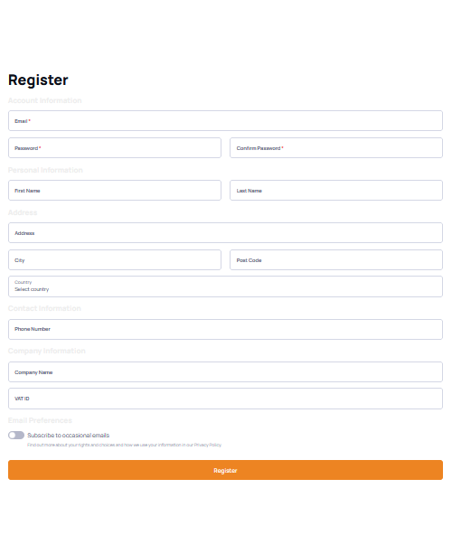 App screen